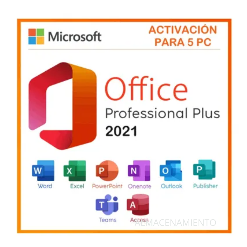Microsoft Office Profesional Plus 2021 – Licencia electrónica