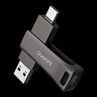 MEMORIA QUARONI 32GB USB 3.2 DUAL USB / OTG METÁLICA