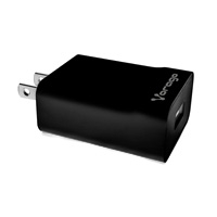 CARGADOR PARA PARED AU-302 FAST CHARGE 3.0A 1 USB NEGRO