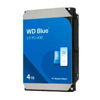 DISCO DURO INTERNO WD BLUE 4TB 3.5 ESCRITORIO SATA3 6GB/S 128MB 5400RPM WINDOWS WD40EZZX