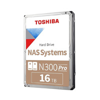 DD INTERNO 16TB NAS TOSHIBA N300 PRO/SATA 6.0 GBITS/3.5/CMR/7200 RPM/VELOCIDAD DE TRANSFERENCIA 294MBS/ CACHÉ 1024