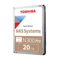 DD INTERNO 20TB NAS TOSHIBA N300 PRO/SATA 6.0 GBITS/3.5/CMR/7200 RPM/VELOCIDAD DE TRANSFERENCIA 294 MBS/CACHÉ 1024/