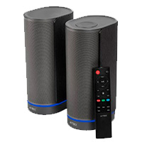 BOCINAS ACTECK DYNAMIC EXACT X BS660 / INALAMBRICA / BLUETOOTH AUX USB / 2 CANALES 50 W RMS / 45HZ- 20KHZ / ILUMINACION LED / NEGRO / AC-939812