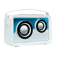 BOCINA INALAMBRICA TRANSPARENTE CON CENTRO DE CARGA PARA SMARTPHONE LOOPSTAR PERFECT CHOICE