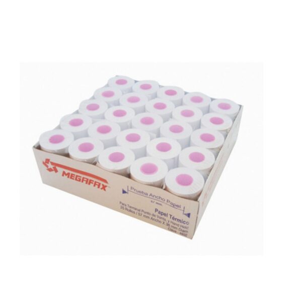 Rollo P/sumadora Megafax Térmico Blanco 57x36 Cj25