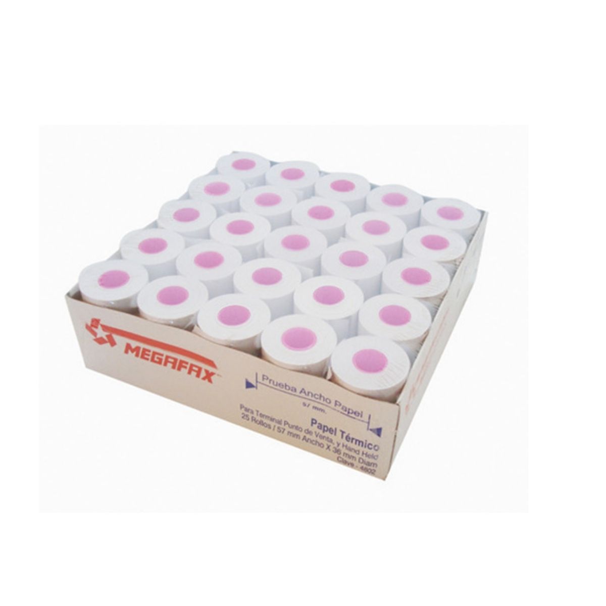 Rollo P/sumadora Megafax Térmico Blanco 57x36 Cj25