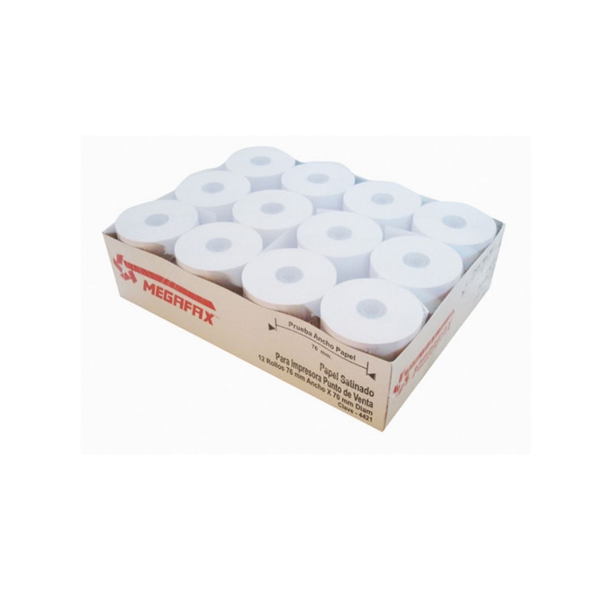 Rollo P/sumadora Megafax Bond 76x70 Cj12